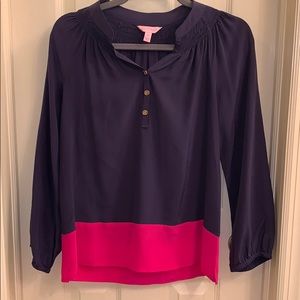 Lilly Pulitzer Colorblock Elsa Top- XS
